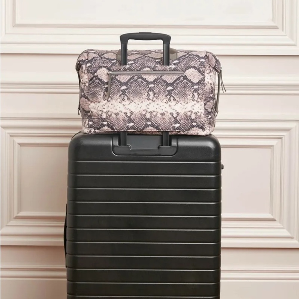 Stella and Dot Crush It CarryOn in Blush Snakeskin